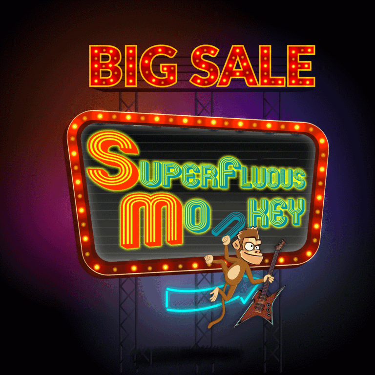 And finally installed monkey there and animated it.